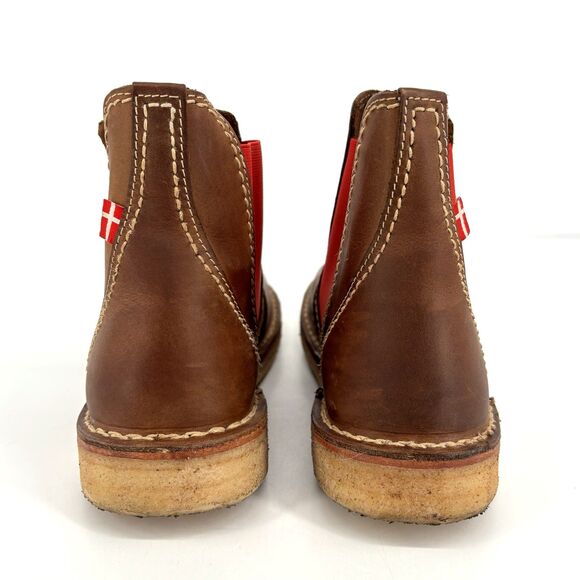 Duckfeet ROSKILDE Chelsea Boots Cocoa/Red EU SIZE 41 (US 8.5) NIB main image 9